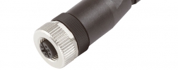 Produktbild Kabeldose/ Winkelstecker zum Rundsteckverbinder M12x1