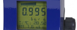Prozesstransmitter/Drucktransmitter mit Displayanzeige von 0.995 bar
