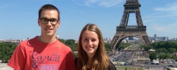 Leja und Johannes in Paris