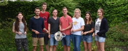Gruppe der Studenten am Einführungstag 2017