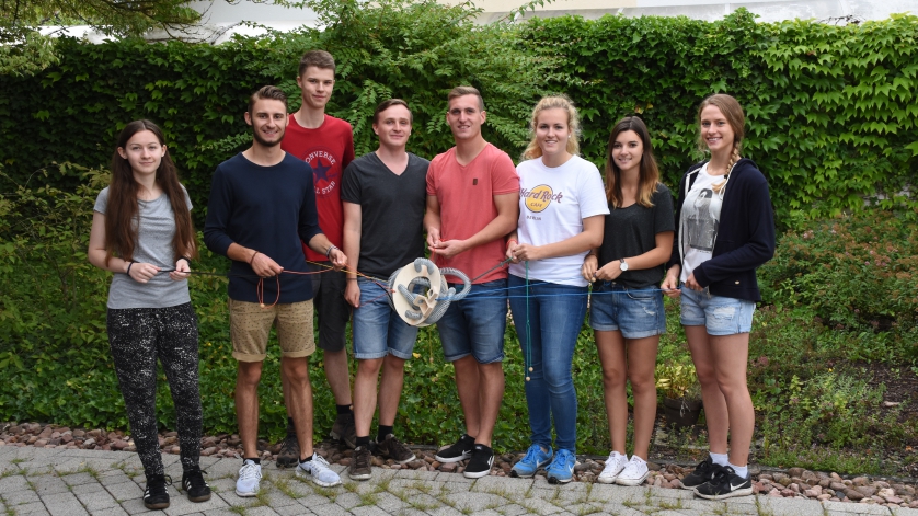 Gruppe der Studenten am Einführungstag 2017