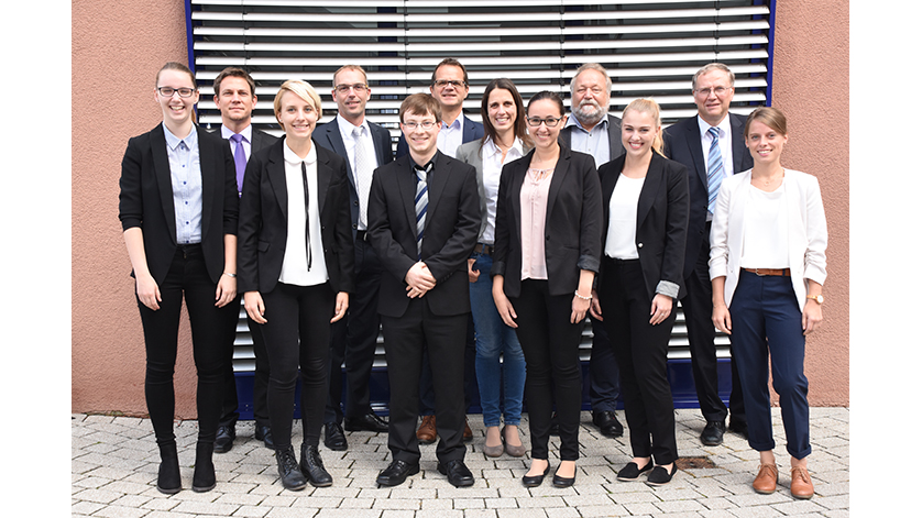 Gruppenfoto der Bachelorenten 2017