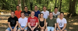 Gruppenfoto der Studenten am Kennenlerntag 2018