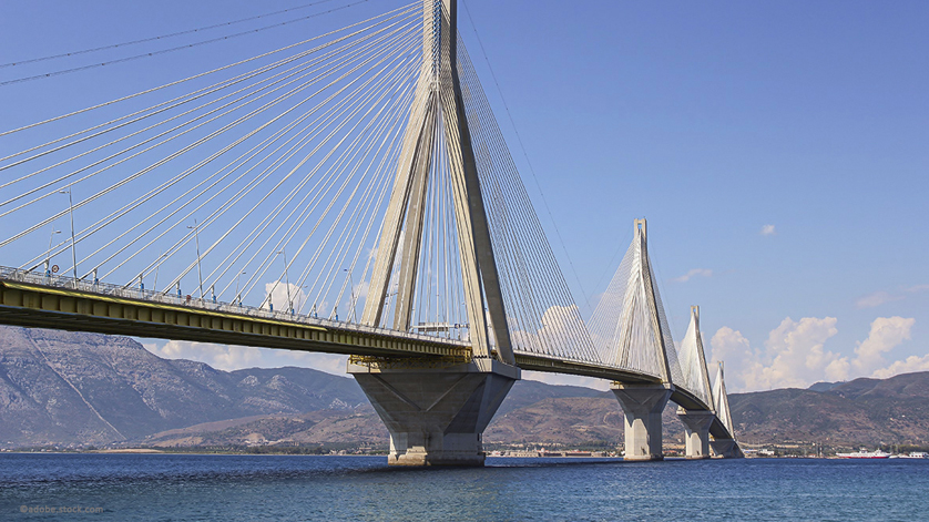 Für die Sicherheit der Brücke muss die Spannung der Schrägseile kontinuierlich überwacht werden.