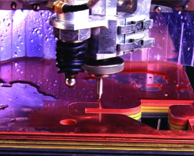 water jet cutting