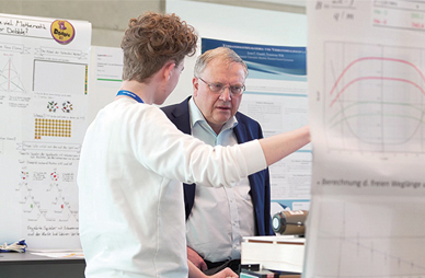 WIKA provided the ideal environment for the young researchers to give their presentations. 