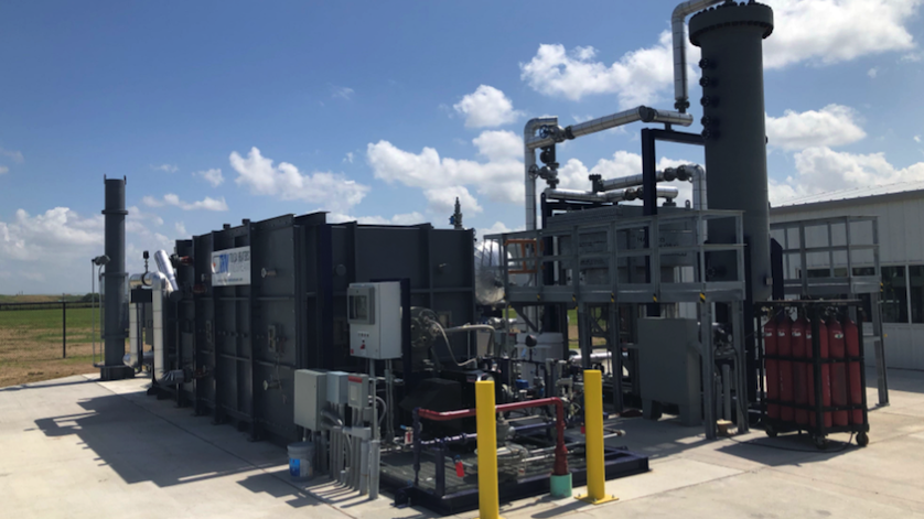 Unidad de proceso WIKA, totalmente funcional, dedicada a pruebas de instrumentos e I+D.