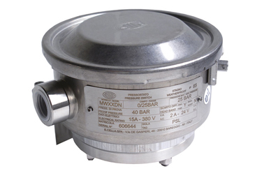 Presostato de membrana modelo MW de WIKA