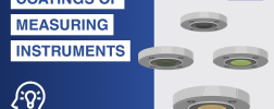 Coatings of measuring instruments