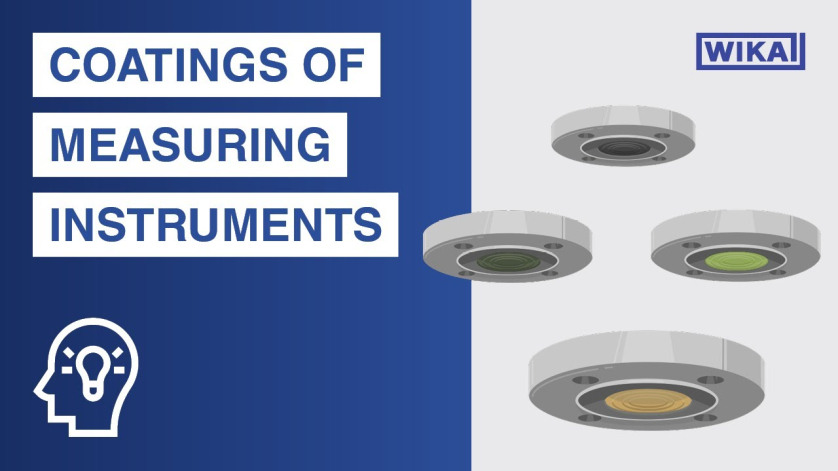 Coatings of measuring instruments