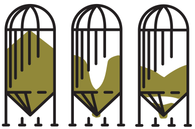 nivel de llenado en dépositos