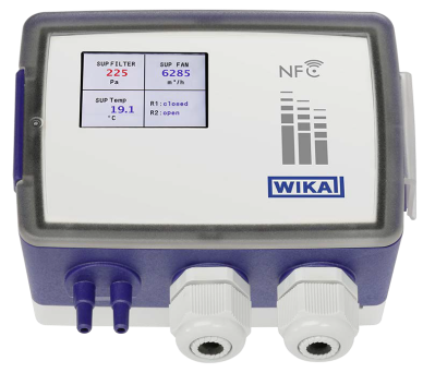 Controlador de presión diferencial y caudal de aire modelo A2G-540