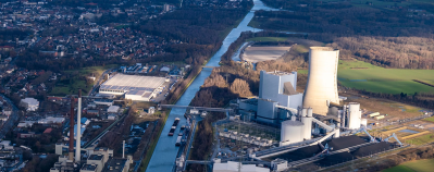 Central eléctrica de carbón con infraestructura optimizada para la supervisión de filtros y la implementación de procesos basados en el IIoT.