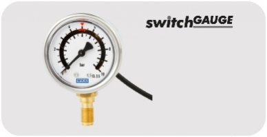 Manometr ze stykiem przełączającym Manometr z przełącznikiem