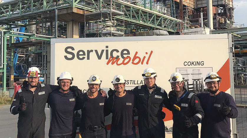 Dział Usług Terenowych uzyskał certyfikat zgodności z normą ISO 45001 dotyczącą systemów zarządzania bezpieczeństwem i higieną pracy.